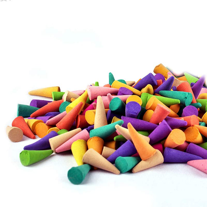 Buddha Stones Mixed Scented Tower Incense Cones - image 3