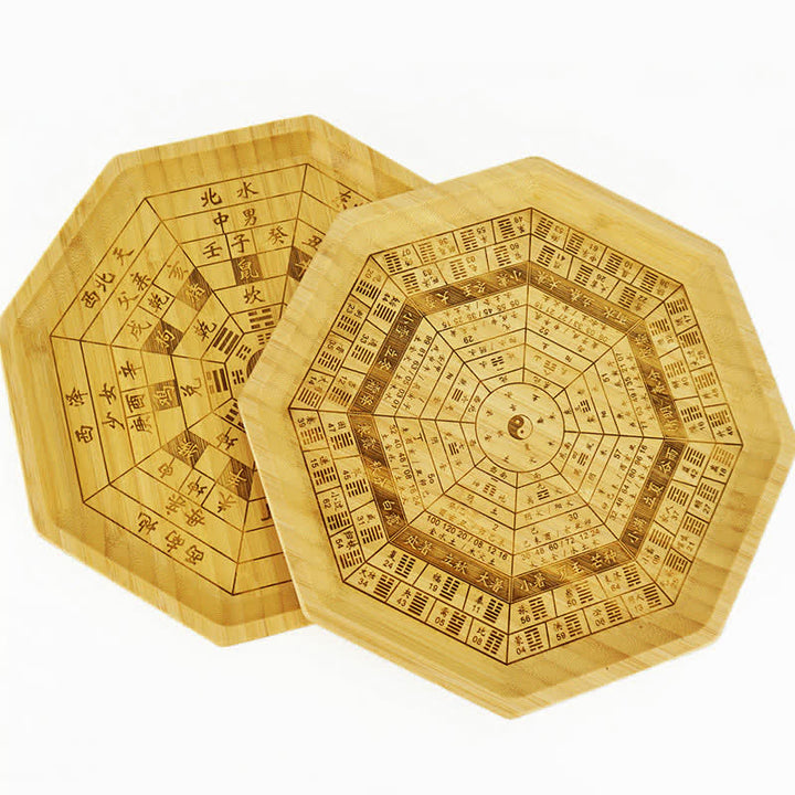 Feng Shui Bamboo Bagua Map Harmony Energy Map