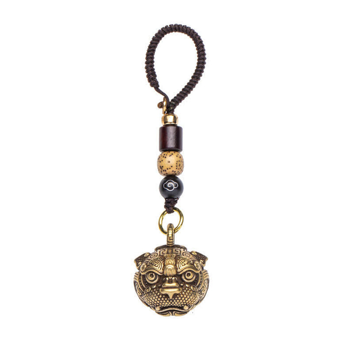 Buddha Stones PiXiu Wealth Copper Key Chain