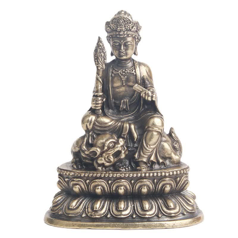 Manjusri Bodhisattva Serenity Copper Statue Decoration