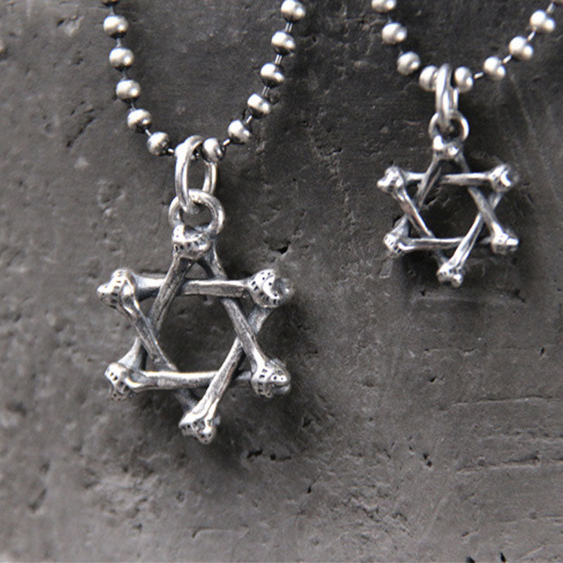 925 Sterling Silver Star of David Hope Protection Necklace