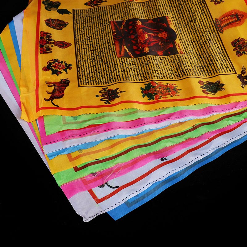 Tibetan Blessing Outdoor 10 Pcs Prayer Flag