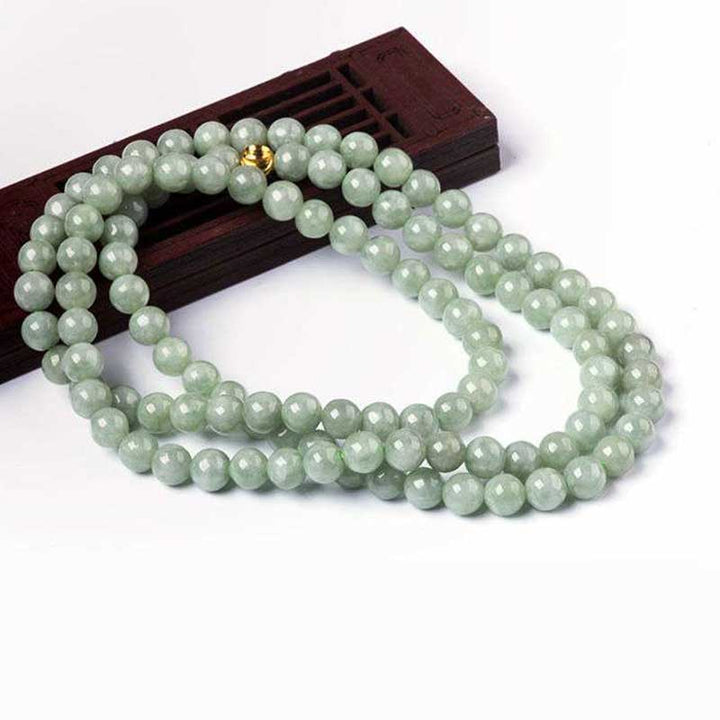 108 Beads Jade Luck Bracelet Mala