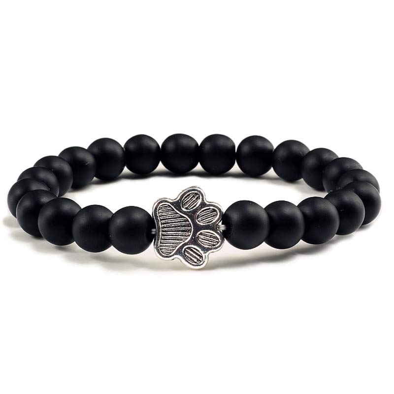 Buddha Stones “Save A Dog” Stone Bracelet