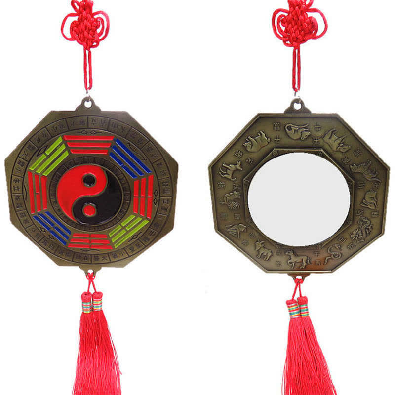 Feng Shui Bagua Map Chinese Knotting Harmony Energy Map Mirror