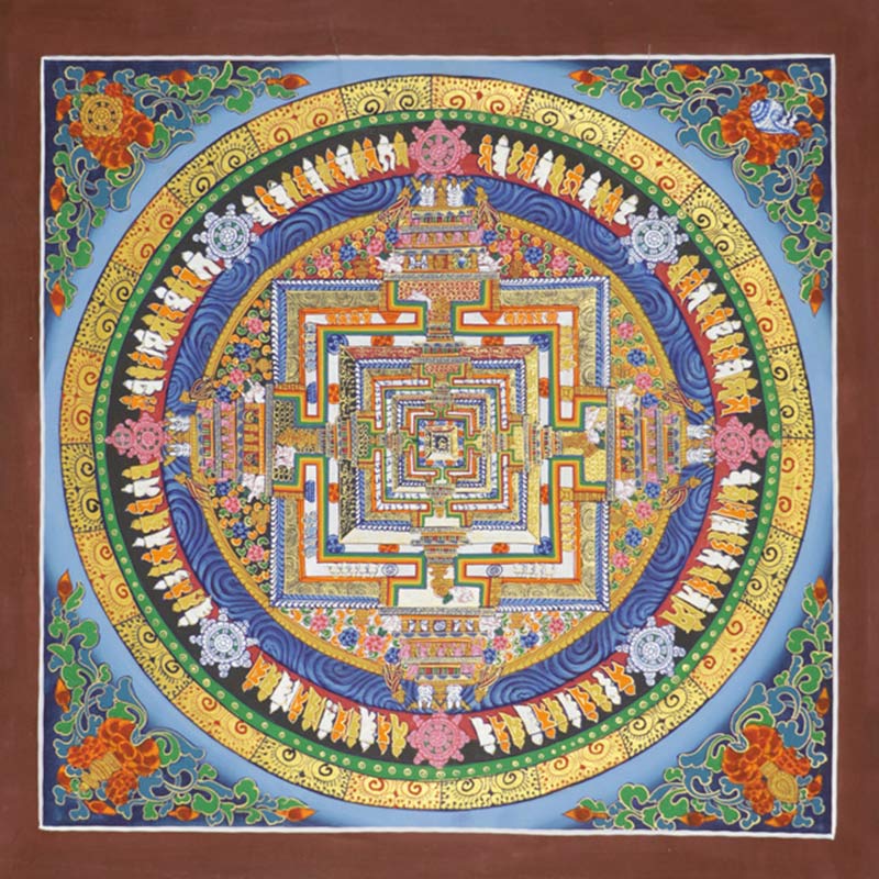 Tibetan Thangka Painting Blessing Handmade Decoration