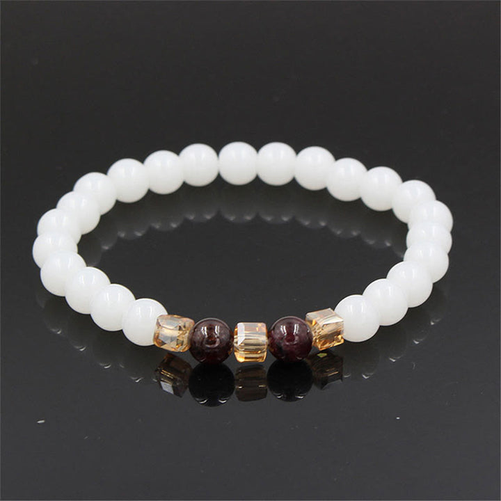 Buddha Stones Bring Positivity and Hope Luck White Jade Bundle