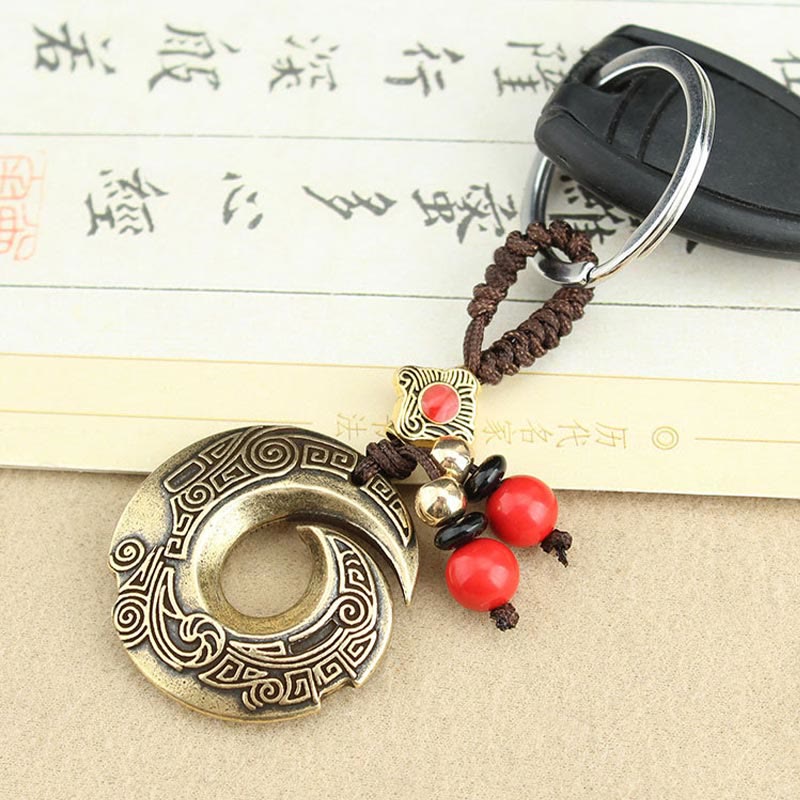 Good Luck Fortune Copper Wealth Key Chain