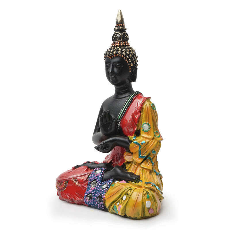 Thai Buddha Serenity Resin Statue Decoration