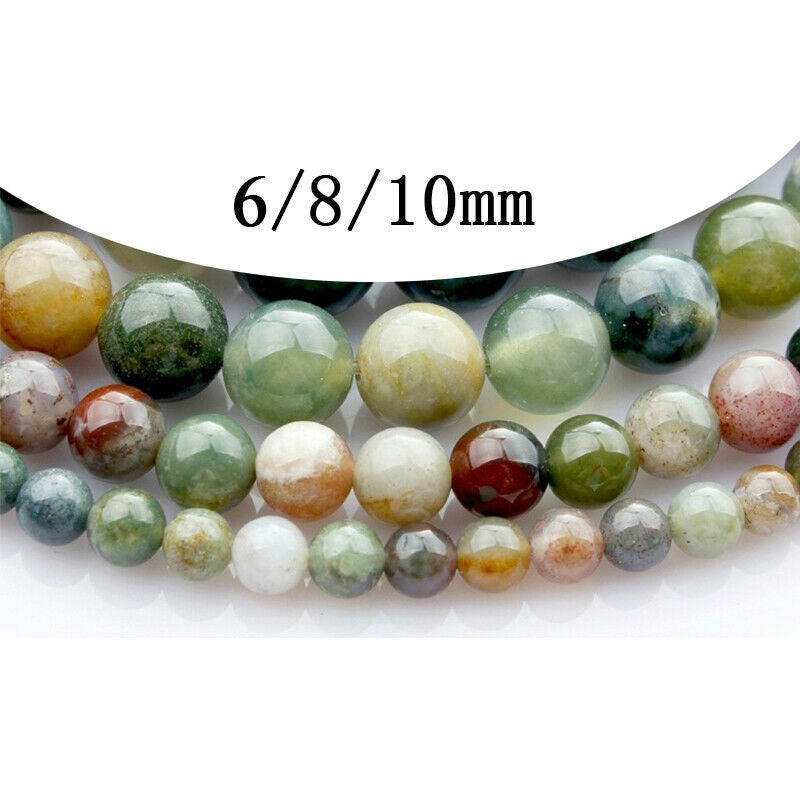 Buddha Stones  India Agate Beads Luck Yoga Bracelet