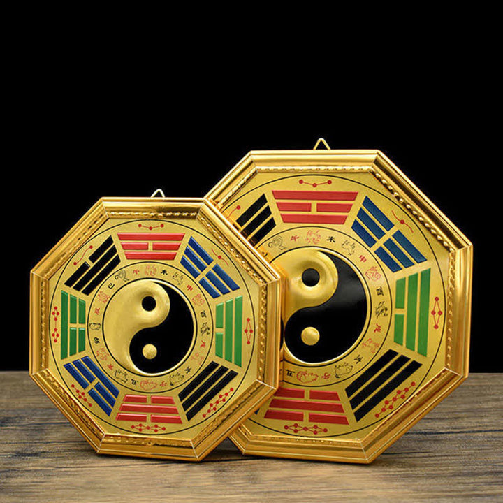 Feng Shui Bagua Map Five Emperor Coins Gourd Balance Energy Map