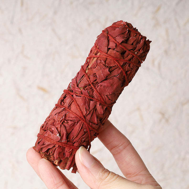 Buddha Stones Dragon's Blood Sage Smudge Stick for Home Negative Energy Cleansing Incense Healing Meditation Rituals