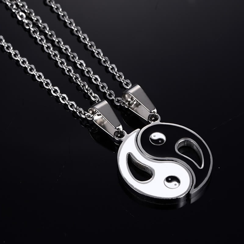 2pcs Yin Yang Pendant Couple Necklace