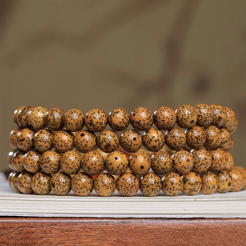 Buddha Stones 108 Mala Beads Bodhi Seed Red Agate Auspiciousness Bracelet