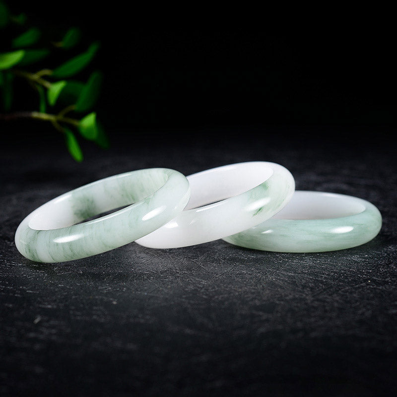 Natural Jade Luck Healing Bangle Bracelet