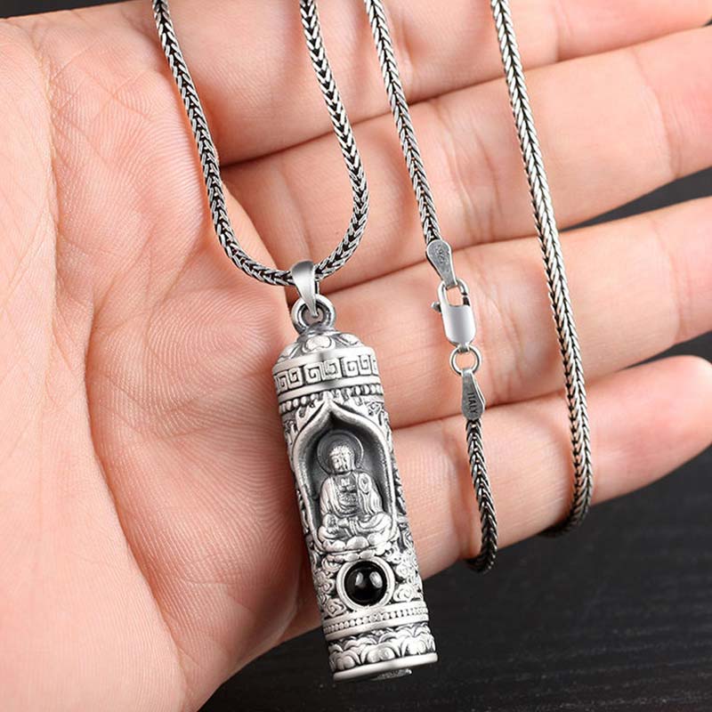 Chinese Zodiac Natal Buddha Projection Prosperity Necklace Pendant