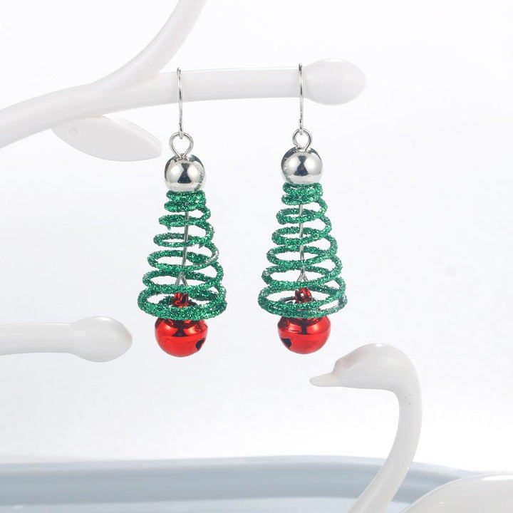 Christmas Tree Drop Dangle Earrings