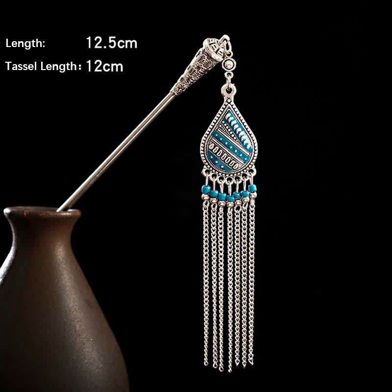 Water Drop Lily of the Valley Flowers Tassels Confidence Hairpin