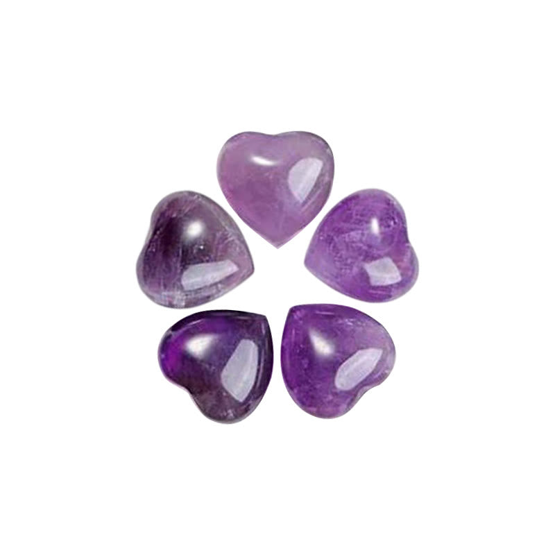 Natural Amethyst Tiger's Eye Stone Love Decoration