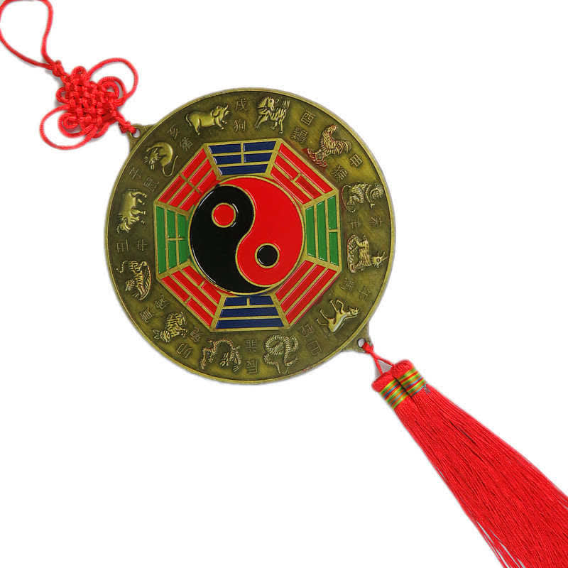 Feng Shui Bagua Map Chinese Knotting Harmony Energy Map Mirror