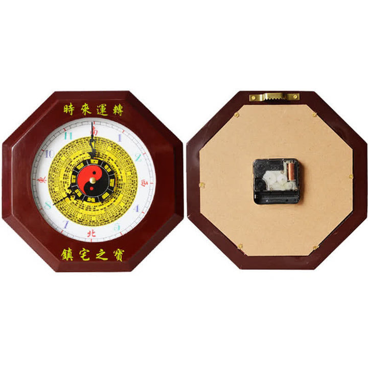 Feng Shui Bagua Map Balance Energy Map Wall Clock