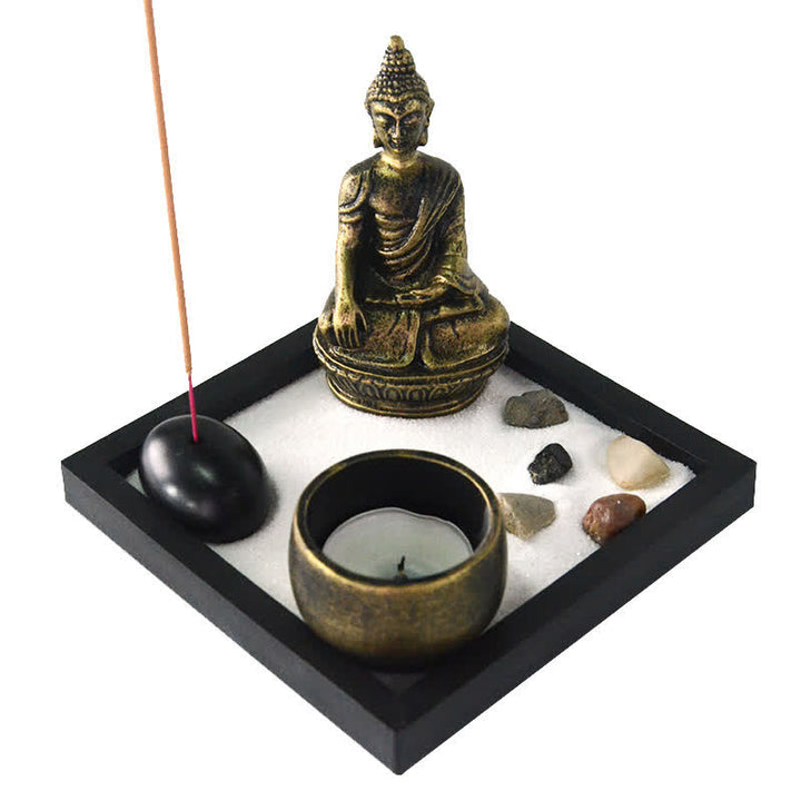 Buddha Symbol Rocks Meditation Calm Zen Garden Home Decoration