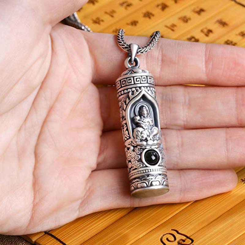 Chinese Zodiac Natal Buddha Projection Prosperity Necklace Pendant