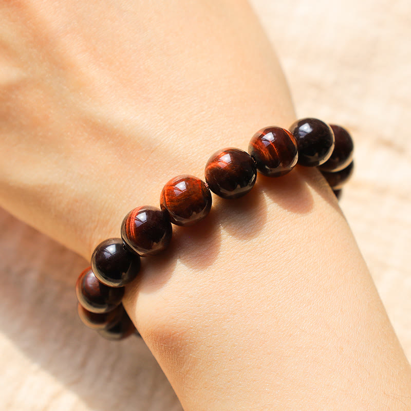 Buddha Stones Natural Tiger Eye Healing Bead Bracelet