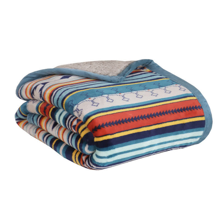 Geometric Warm Soft Bed Throw Blanket