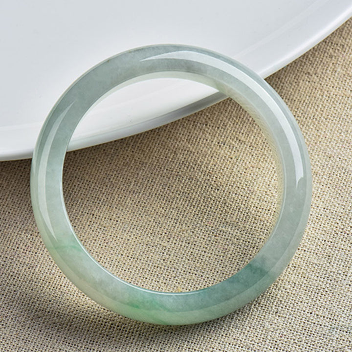 Natural Jade Luck Healing Prosperity Bangle Bracelet