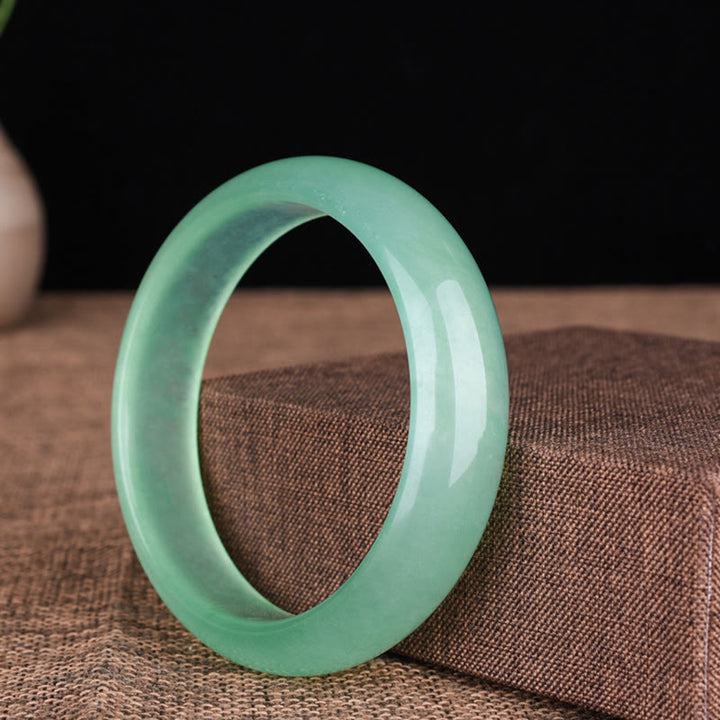 Natural Jade Luck Healing Prosperity Bangle Bracelet