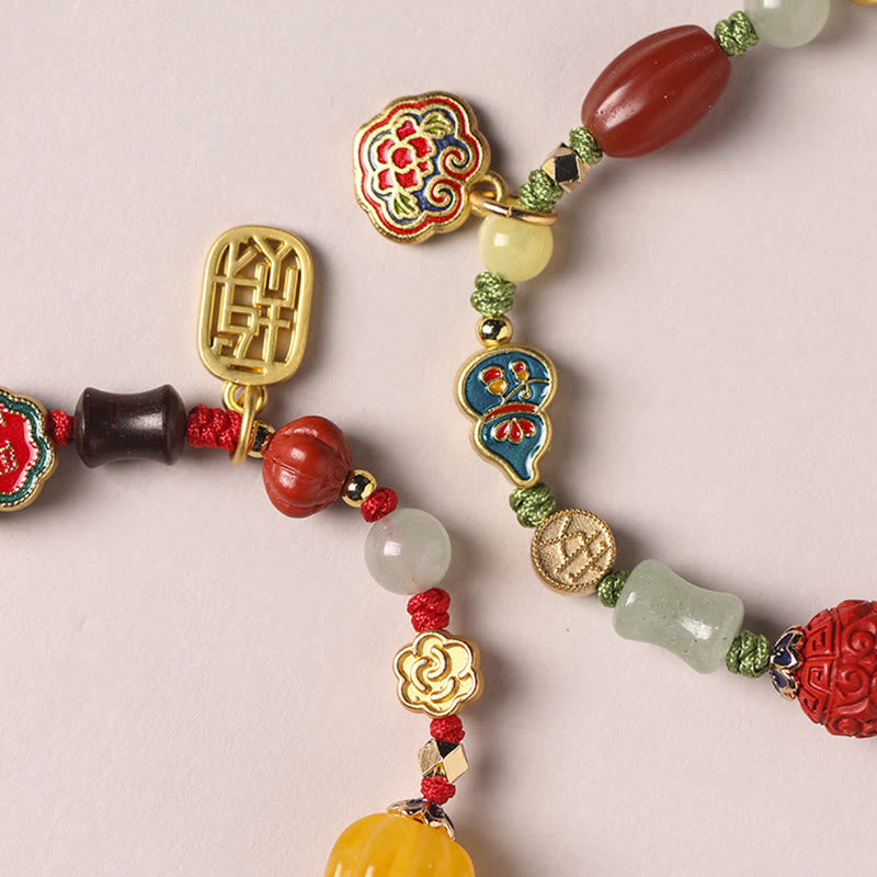 Tibetan Auspicious Clouds Fortune Happiness Wealth Luck Bracelet