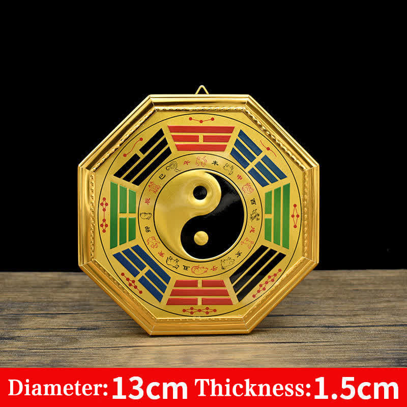 Feng Shui Bagua Map Five Emperor Coins Gourd Balance Energy Map