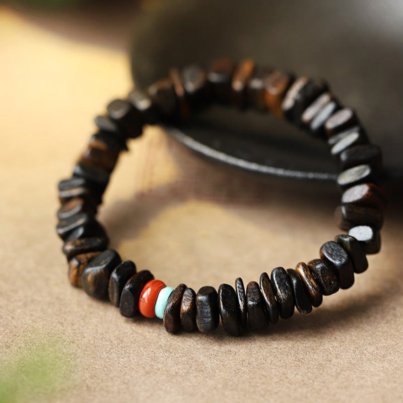 Agarwood Red Agate Balance Bracelet