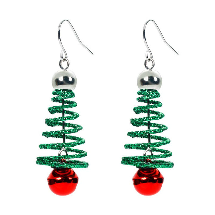 Christmas Tree Drop Dangle Earrings