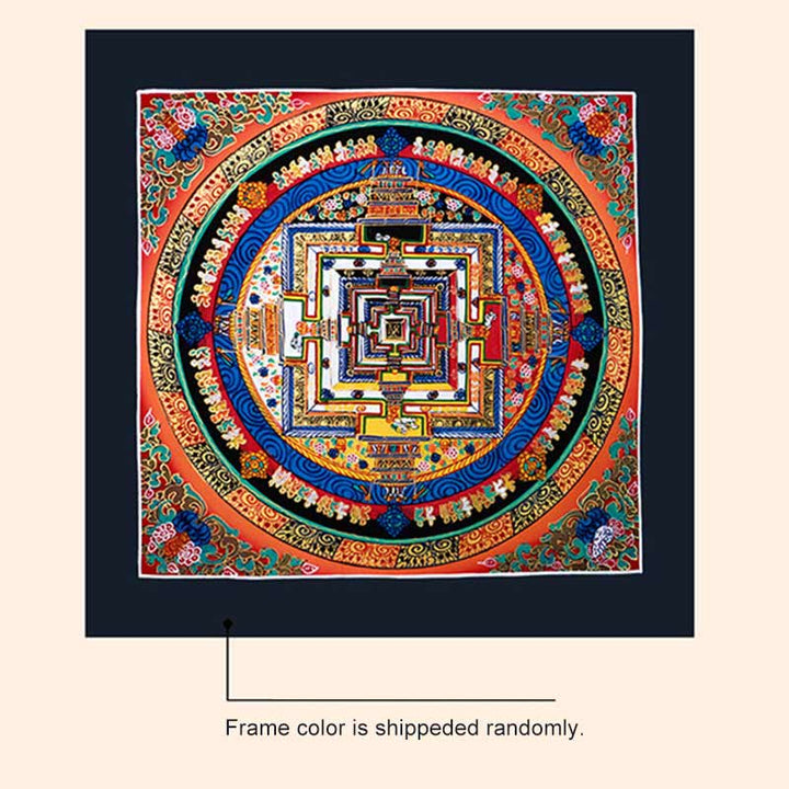 Tibetan Handmade Thangka Mandala Painting Blind Box Random Color Pattern