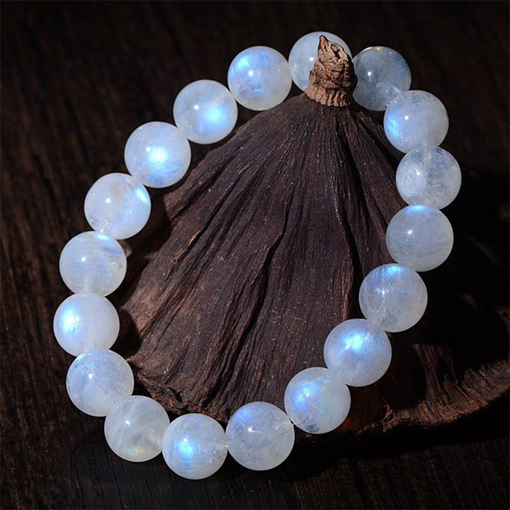 Buddha Stones Natural Moonstone Prosperity Bracelet