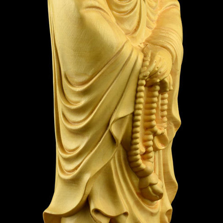 Buddha Stones Avalokitesvara Boxwood Blessing Home Decoration