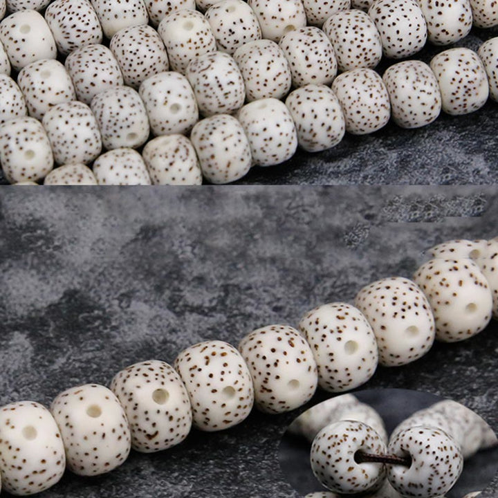 108 Mala Beads Bodhi Seed Yak Bone Avalokitesvara Lucky Pixiu Guan Gong Buddha Demon Peace Tassel Bracelet