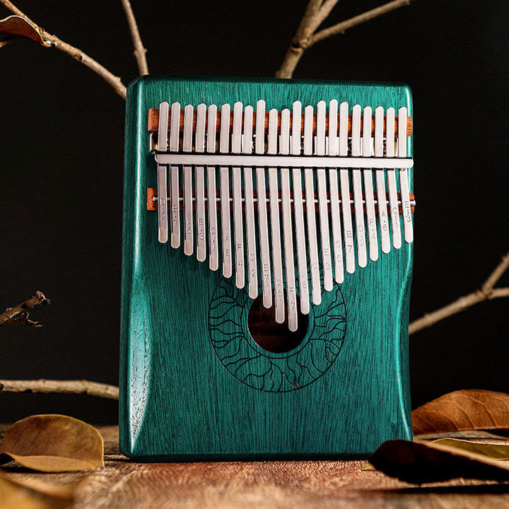 Kalimba 17/21 Keys Thumb Piano Lotus Design Portable Finger Piano