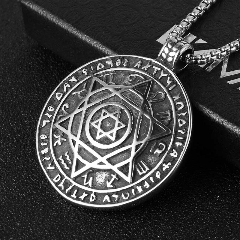 Buddha Stones Star of David Protection Necklace