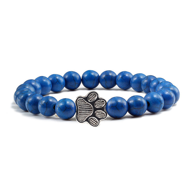 Buddha Stones “Save A Dog” Stone Bracelet