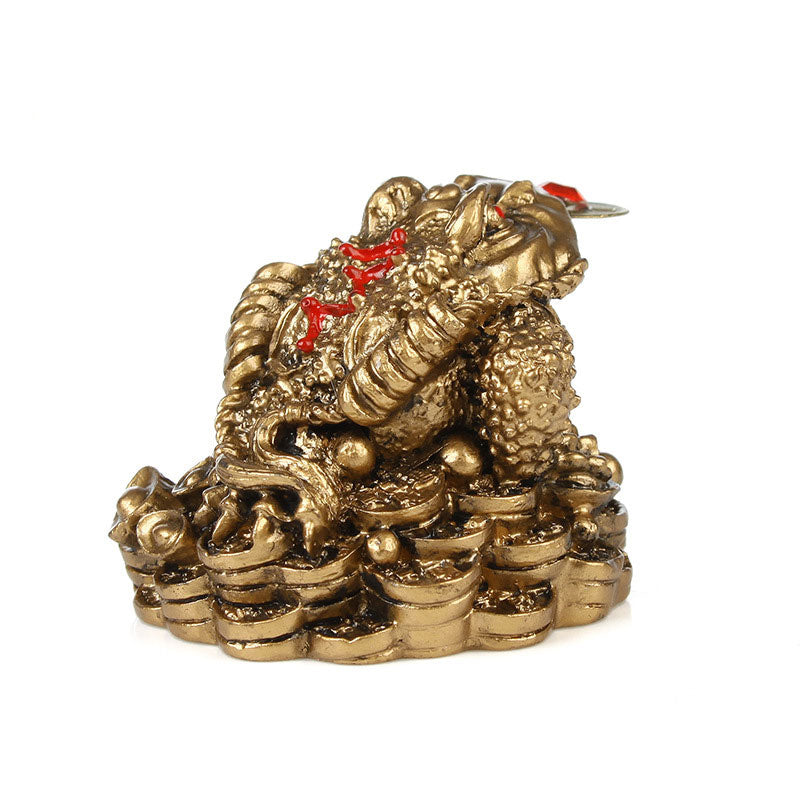 Buddha Stones FengShui Wealth Lucky Frog Decoration