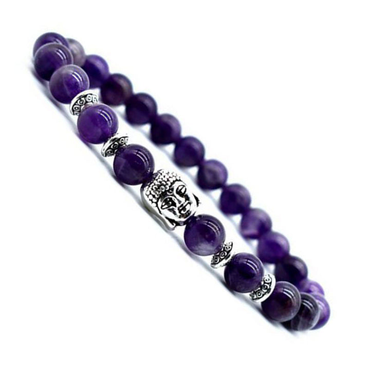 Buddha Stones Amethyst Love Healing Bracelet