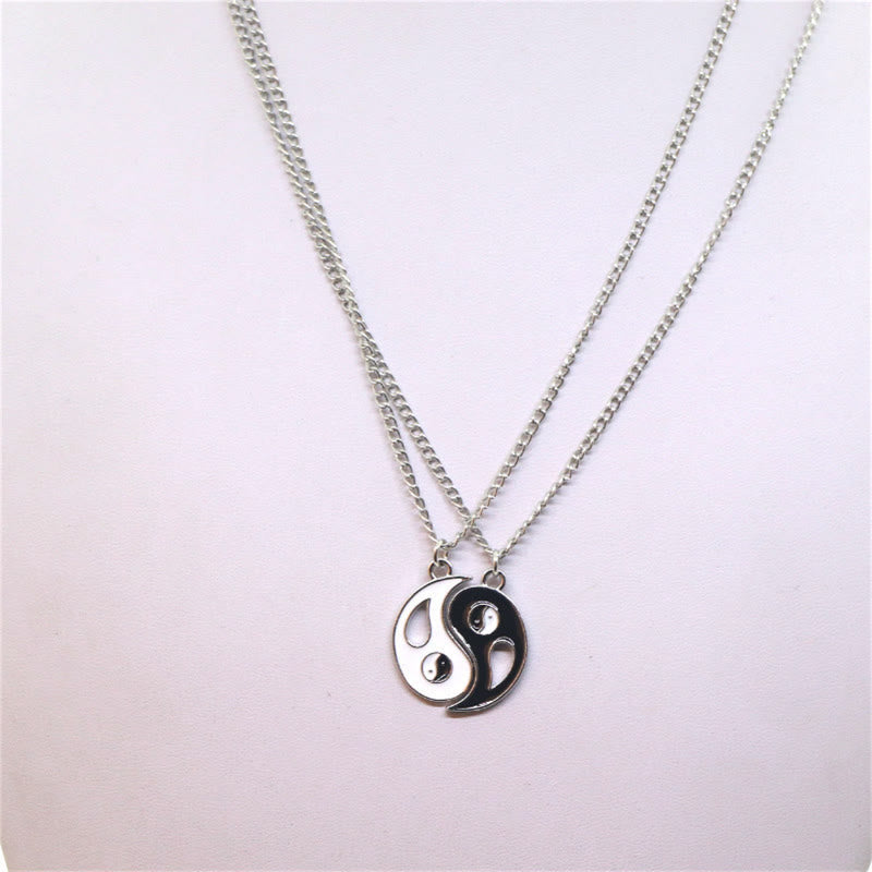 2pcs Yin Yang Pendant Couple Necklace