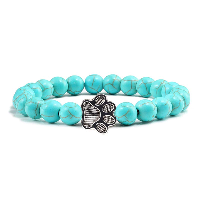 Buddha Stones “Save A Dog” Stone Bracelet