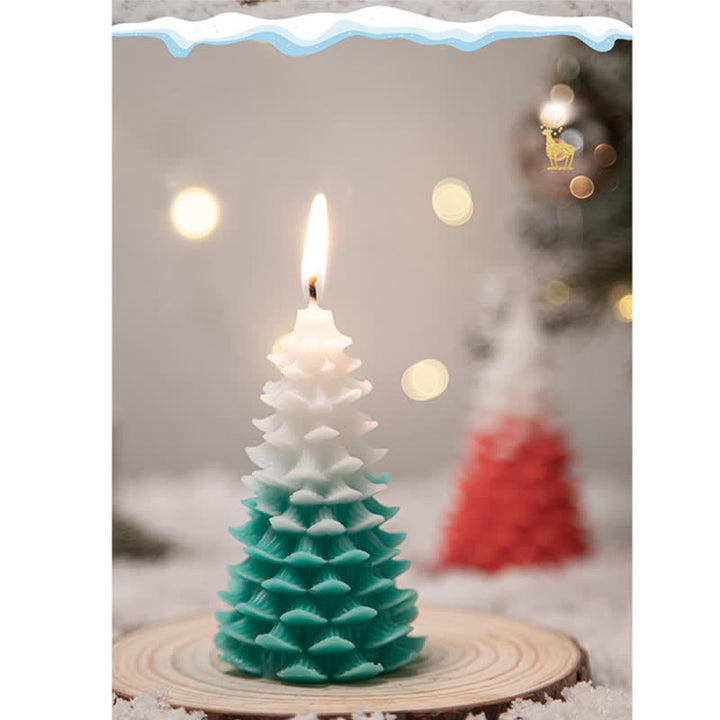 Christmas Tree Scented Soy Wax Candle Gift For Family Friends