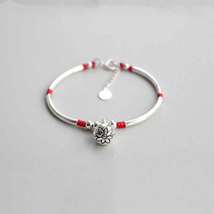 925 Sterling Silver Lotus Flower New Beginning Bracelet