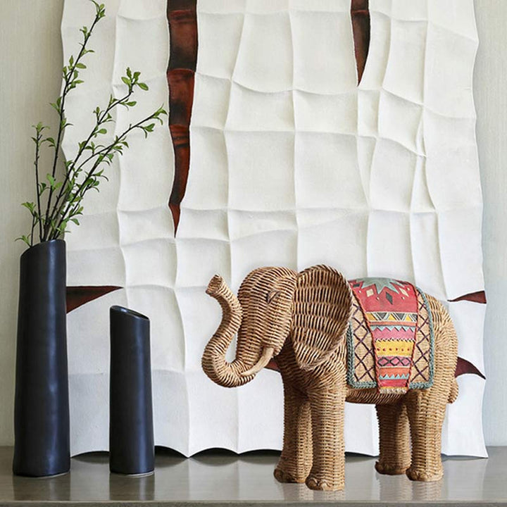 Elephant Resin Wisdom Wealth Home Decoration