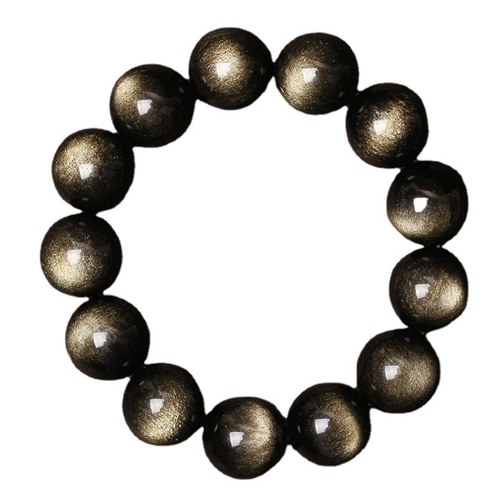 Buddha Stones Tibetan Obsidian Purification Bracelet